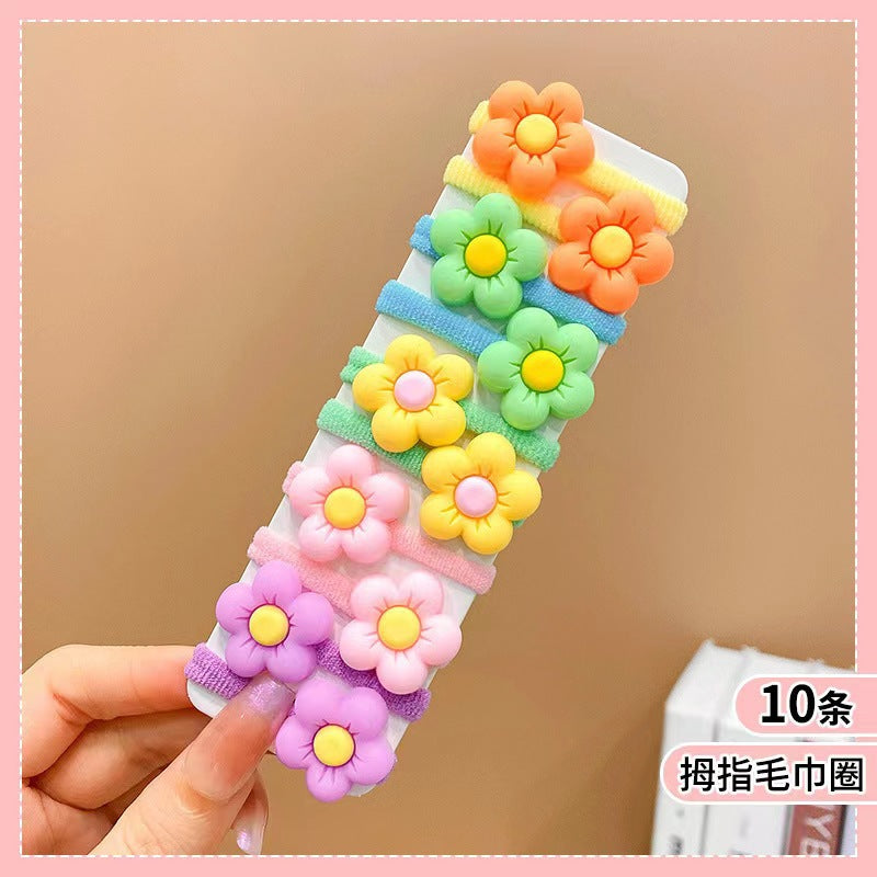 Kids Hair Tie Elastic Band Gentle on Hair Cute Headband Hair Accessory Hair Accessory 1-3