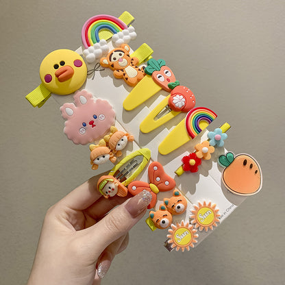 Kids Hair Clip Hairpin Cute Girl Head Accessory BB Flyaway Hair Bangs Clip