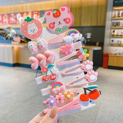 Kids Hair Clip Cute Hairpin Bangs BB Clip Head Accessory Bow Hair Accessory