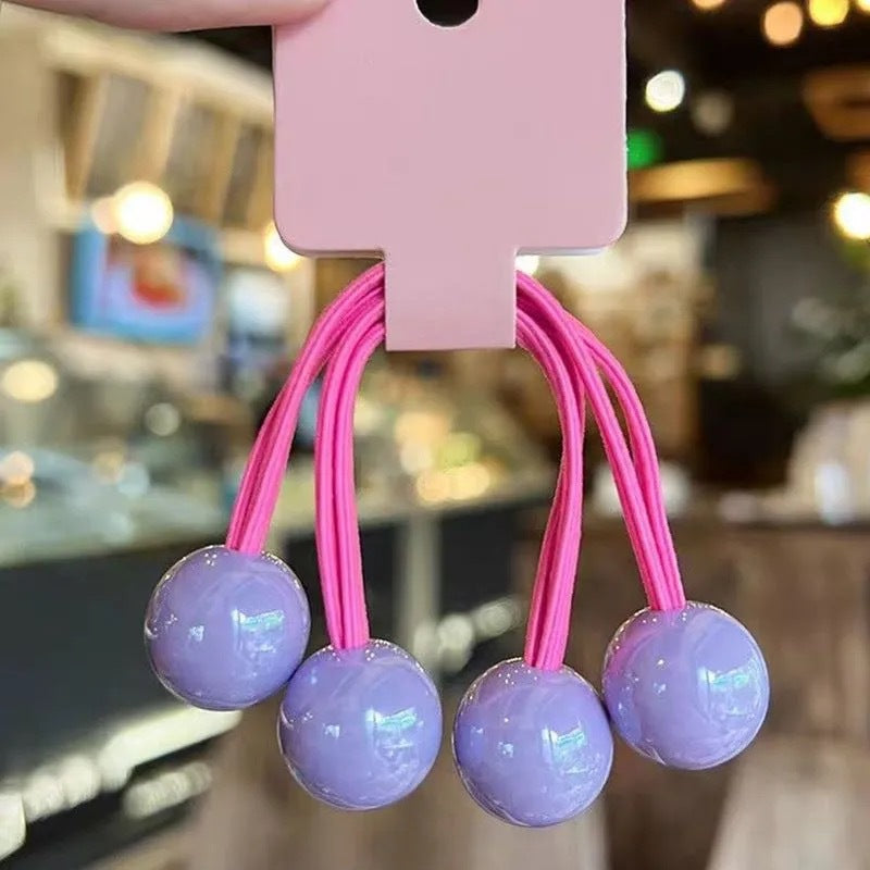 Kids Hair Tie Hair Tie Elastic Band Colorful Hair Accessory Girl Hair Accessory