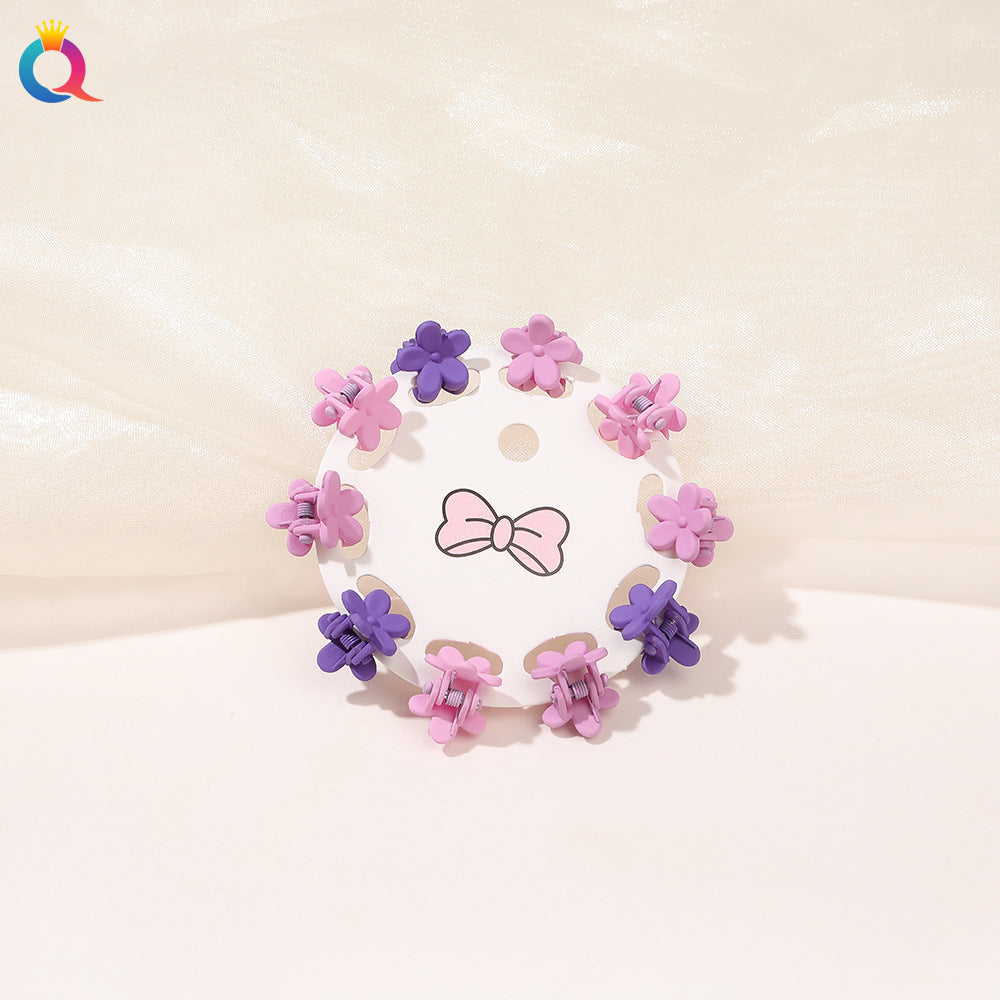 Mini Hair Clip Kids Hair Clip Colorful Braiding Bangs Flyaway Hair Hair Accessory