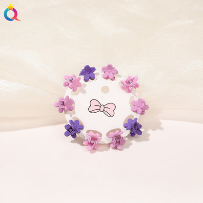 Mini Hair Clip Kids Hair Clip Colorful Braiding Bangs Flyaway Hair Hair Accessory