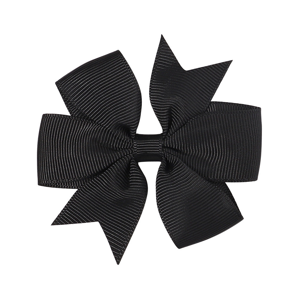 Handmade V Bow Hair Clip Hair Accessory Kids Head Accessory 564