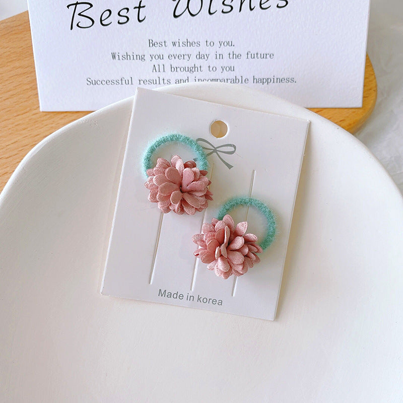 Kids Headband Flower Star Hair Tie High Elasticity Gentle on Hair Elastic Band Hair Tie