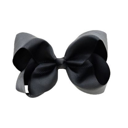 Kids Hair Clip Bow Head Accessory 4 Side Clip