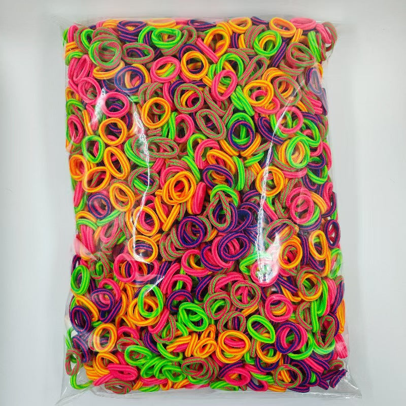 Kids Hair Tie Elastic Band Nylon Colorful Hair Accessory