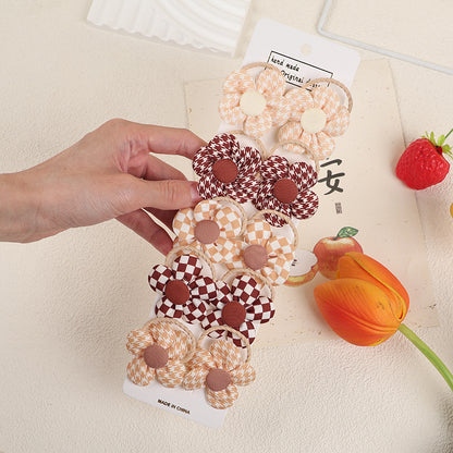 Kids Hair Clip Flower Hair Tie Hair Accessory Elastic Band Girl Headband Hairpin