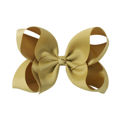 6 Kids Bow Hair Clip Head Accessory 588