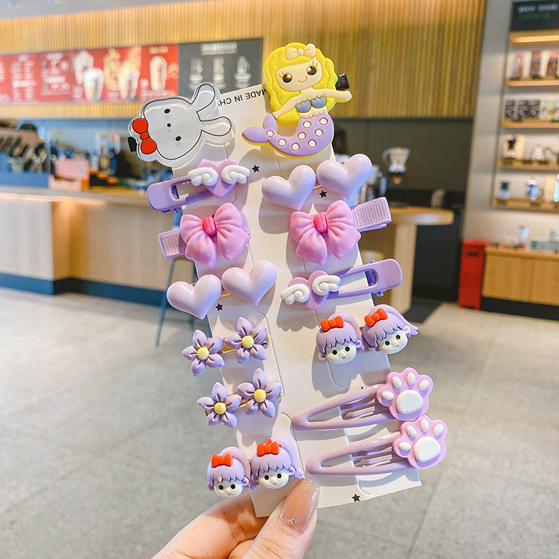 Kids Hair Clip Cute Hairpin Bangs BB Clip Head Accessory Bow Hair Accessory