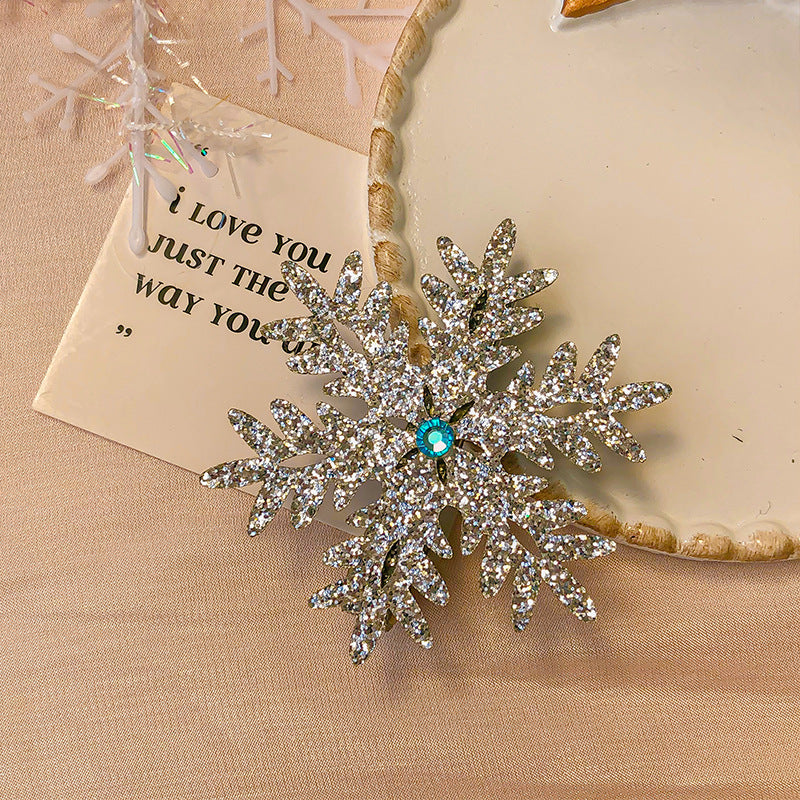 Kids Hair Clip Head Accessory 2024 Crystal Side Clip Hair Accessory