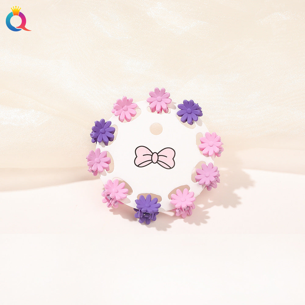 Mini Hair Clip Kids Hair Clip Colorful Braiding Bangs Flyaway Hair Hair Accessory