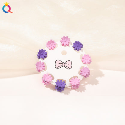 Mini Hair Clip Kids Hair Clip Colorful Braiding Bangs Flyaway Hair Hair Accessory