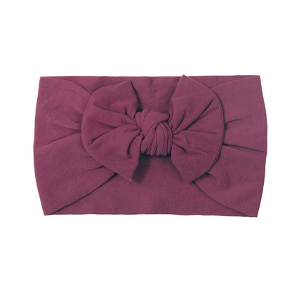 Handmade Kids Hair Band Nylon Baby Bow Invisible Headband