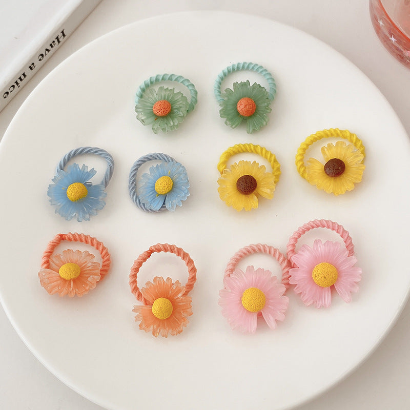 Kids Hair Tie Gentle on Hair Elastic Band Headband Small Hair Accessory Hair Tie Set Elastic Band