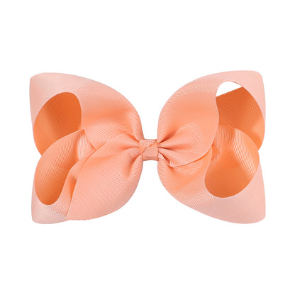 6 Kids Bow Hair Clip Head Accessory 588