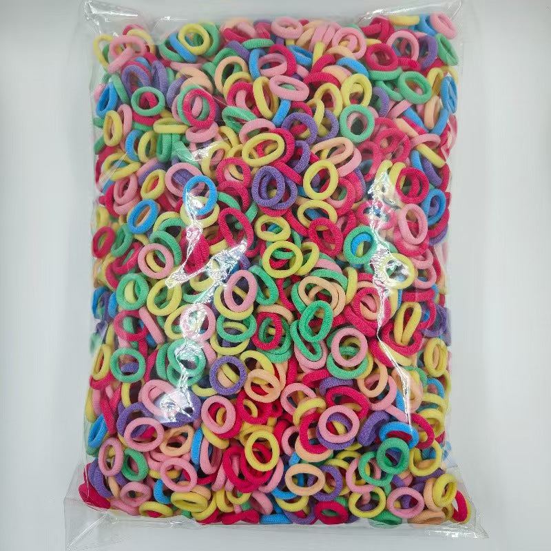 Kids Hair Tie Elastic Band Nylon Colorful Hair Accessory