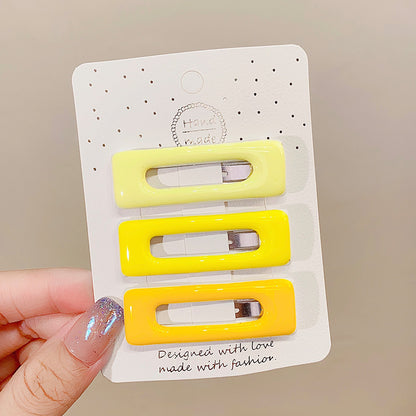 Hair Clip Side Bangs Hair Clip Heart BB Clip Kids Hairpin Head Accessory