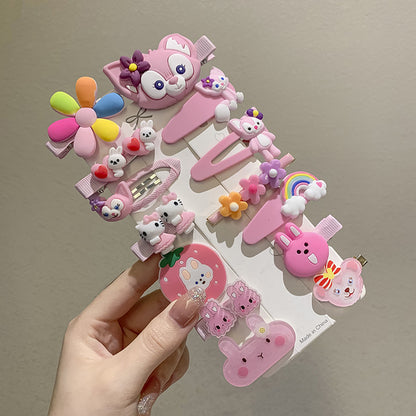 Kids Hair Clip Hairpin Cute Girl Head Accessory BB Flyaway Hair Bangs Clip