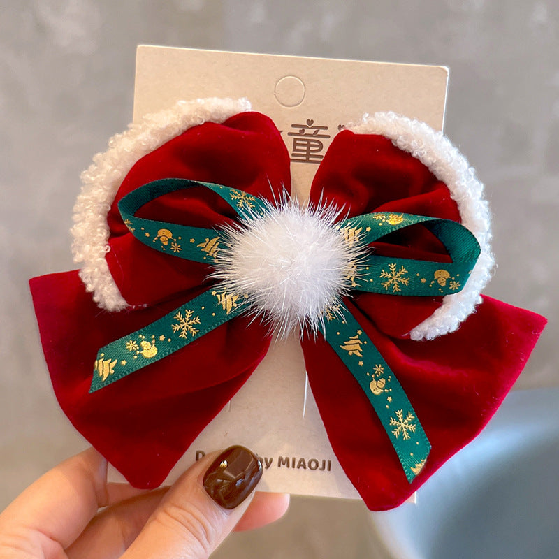 24 Kids Hair Clip Hairpin Kids Hair Accessory Bow Head Accessory