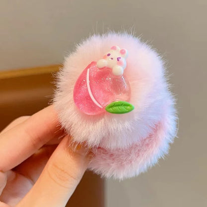 2024 Hair Tie Thick High Elasticity Gentle on Hair Kids Headband Cute Cartoon Hair Tie