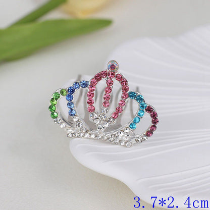 Kids Heart Hair Accessory Crystal Pearl