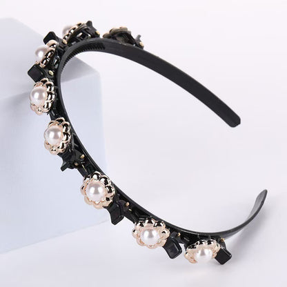 Braiding Hair Clip Flyaway Hair Head Accessory Kids Pearl