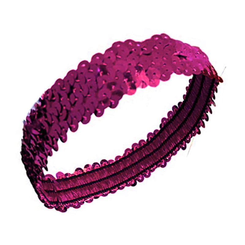 Glitter Hair Band Headband Elastic Kids Fashion Hair Accessory Hairpin
