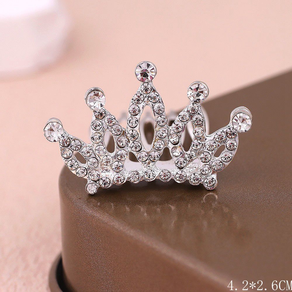 Kids Heart Hair Accessory Crystal Pearl