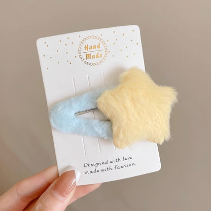 Bangs Clip Kids Flyaway Hair Head Accessory Cute Star
