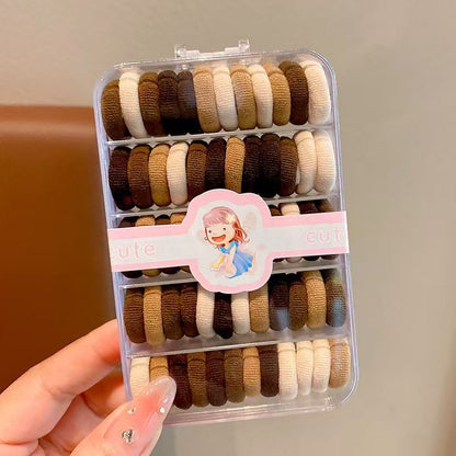 Kids Hair Tie Elastic Band Nylon Colorful Hair Accessory