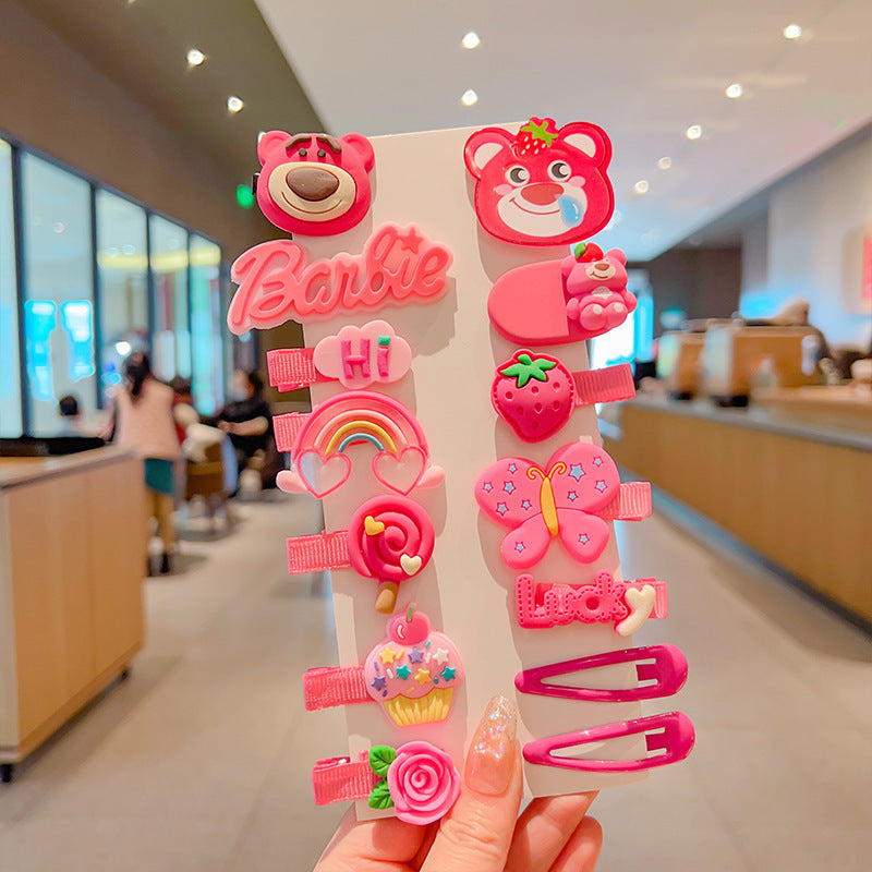 Kids Hair Clip Flower Hair Tie Hair Accessory Elastic Band Girl Headband Hairpin