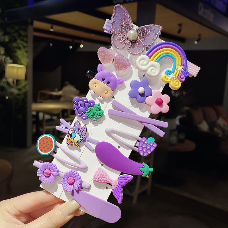 Kids Hair Clip Cute Hairpin Bangs BB Clip Head Accessory Bow Hair Accessory