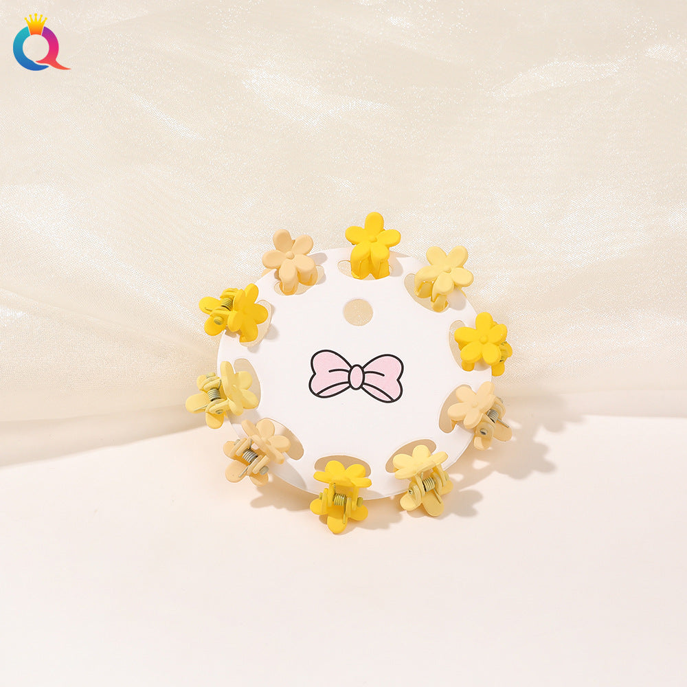 Mini Hair Clip Kids Hair Clip Colorful Braiding Bangs Flyaway Hair Hair Accessory