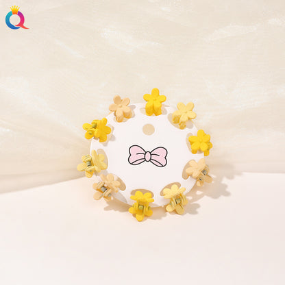 Mini Hair Clip Kids Hair Clip Colorful Braiding Bangs Flyaway Hair Hair Accessory