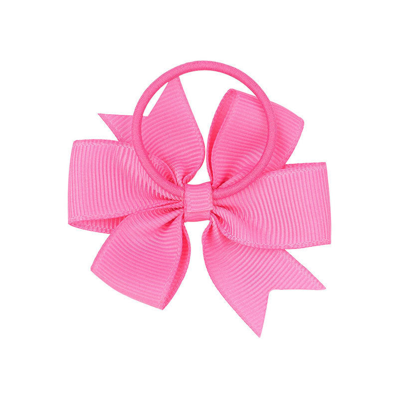 Handmade Multi-color Kids Hair Tie Bow Baby Head Accessory