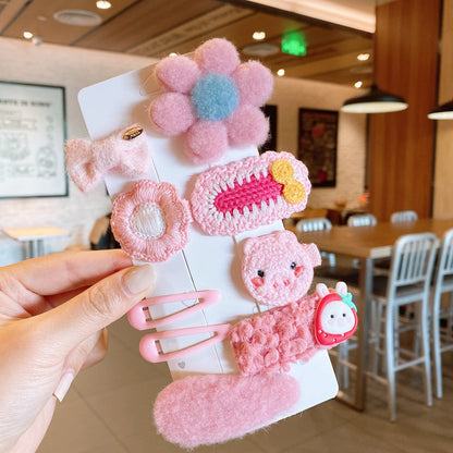 Kids Hair Clip Hairpin Cute Girl Head Accessory BB Flyaway Hair Bangs Clip