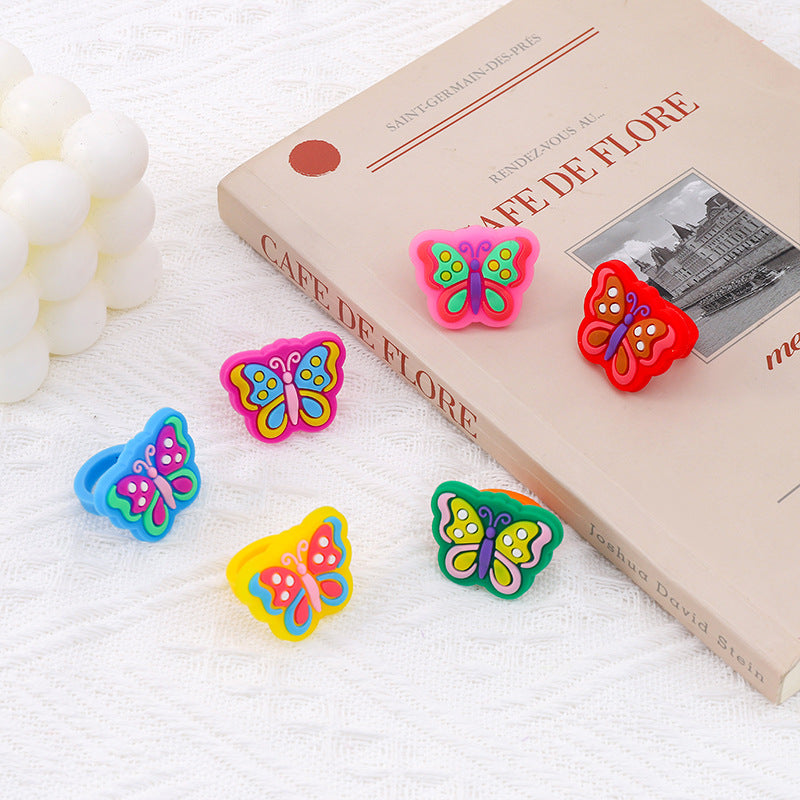 Kids Cartoon Flower Hair Clip Cute Hairpin Set Hair Accessory