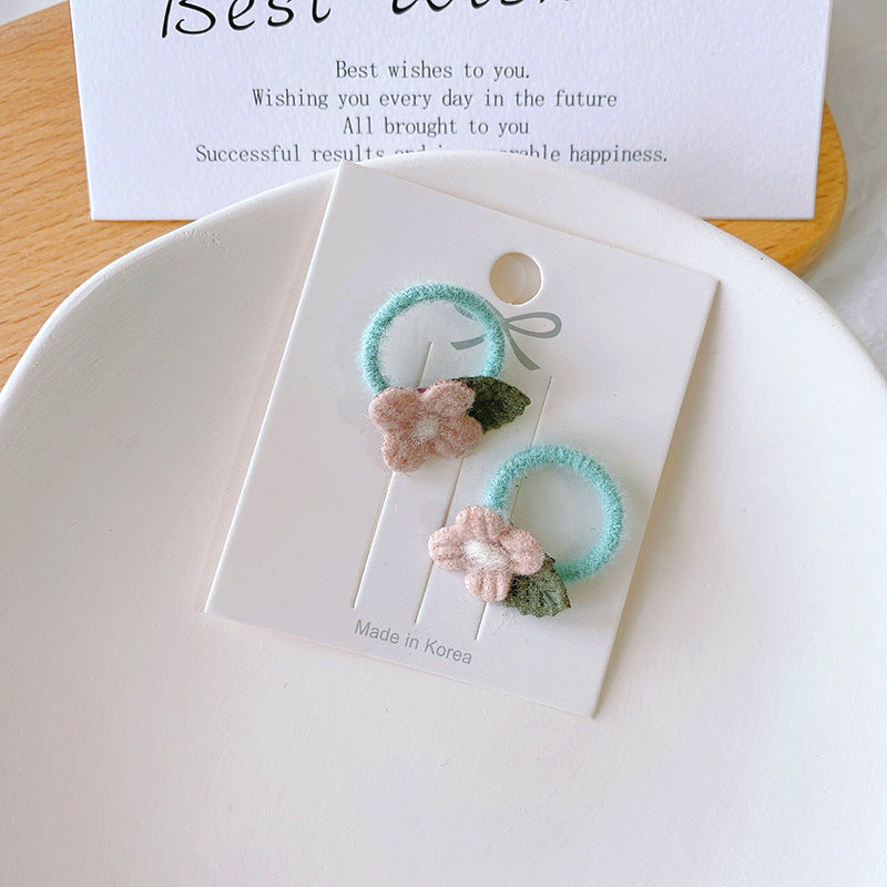 Kids Headband Flower Star Hair Tie High Elasticity Gentle on Hair Elastic Band Hair Tie