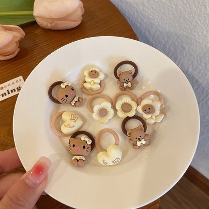 Kids Hair Accessory Cute Headband Elastic Band Hair Tie Hair Tie