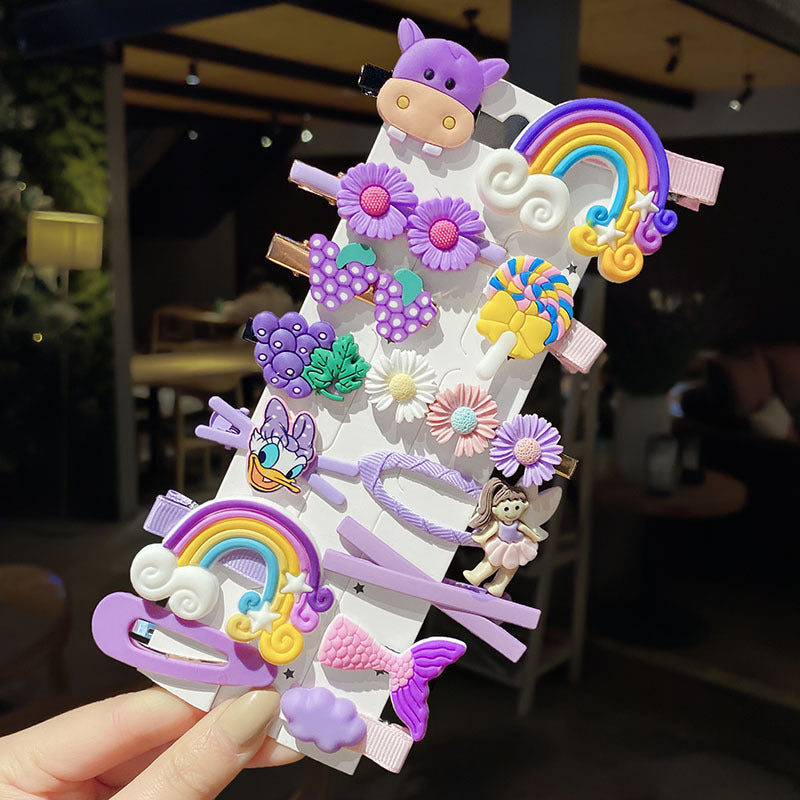 Kids Hair Clip Cute Hairpin Bangs BB Clip Head Accessory Bow Hair Accessory