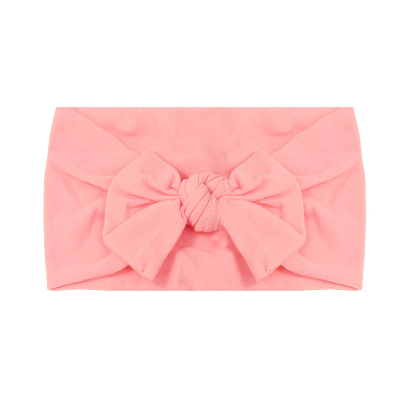 Handmade Kids Hair Band Nylon Baby Bow Invisible Headband