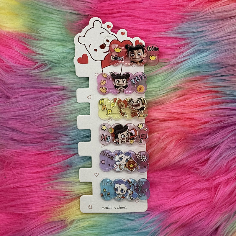 Kids Hair Clip Cute Hairpin Bangs BB Clip Head Accessory Bow Hair Accessory