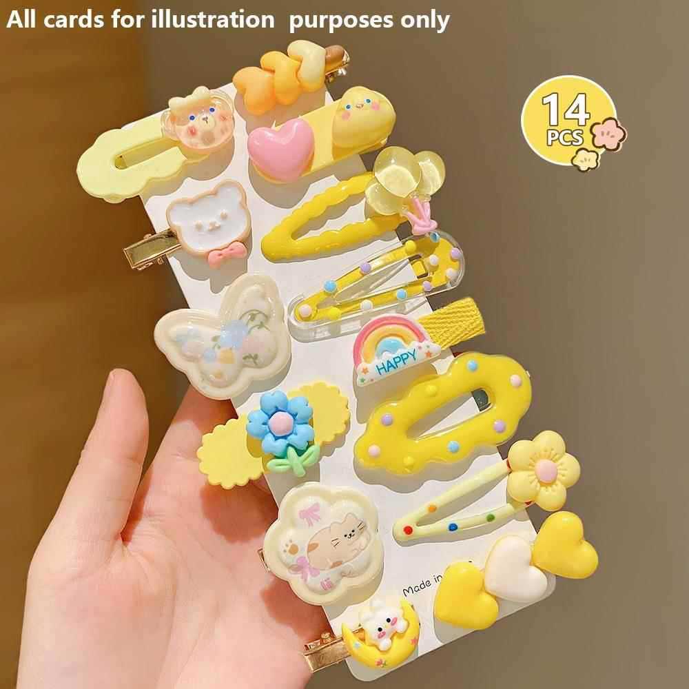 Kids Hair Clip Hairpin Cute Girl Head Accessory BB Flyaway Hair Bangs Clip