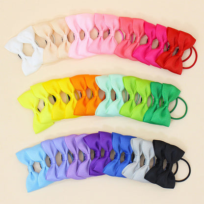 40/ Bow Kids Hair Clip Set Hairpin Elastic Band Head Accessory