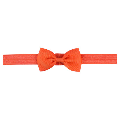 644 Kids Bow Hair Band Small Bow Elastic Headband