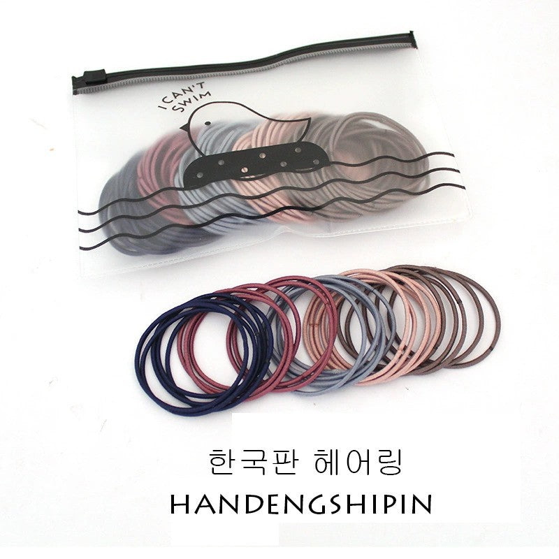 Kids Hair Tie Elastic Band Nylon Colorful Hair Accessory